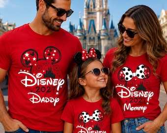 Disney 2027 Shirts, Disneyworld Shirts, Disney Vacation T-shirt, Disney Couple Shirt, Disney Trip 2027,  Disney Trip Sweater, Disney Clothes