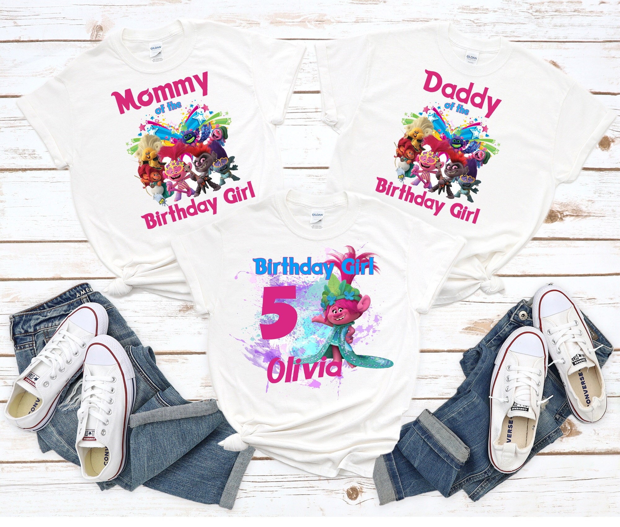 Trolls family best sale shirts