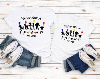 You’ve Got A Friend In Me Toy Story Family Shirts | Birthday Party Disney Tees | Matching Group Gift Shirts