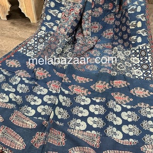 BLUE AJRAKH DUPATTA