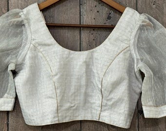 Organza Blouse for Saree/ Free Shipping in US