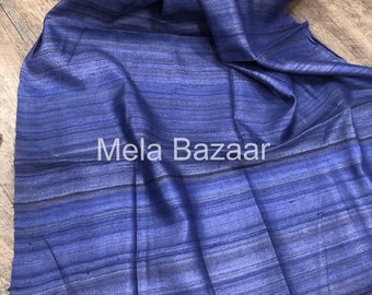 Lightweight Handwoven Pure Raw Silk Dupatta /Stole/Wrap, Free Shipping In US