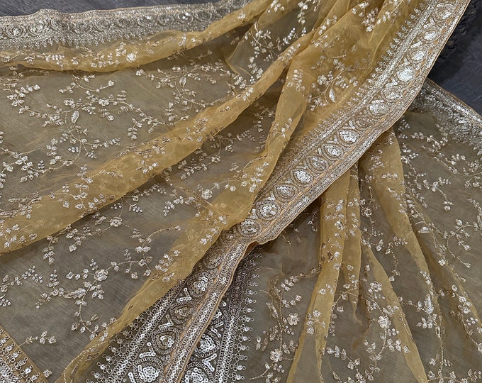 Gold Yarn-dyed Dupatta