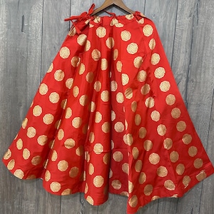 Banarsi lehenga skirt / One size fits most/ Free Shipping