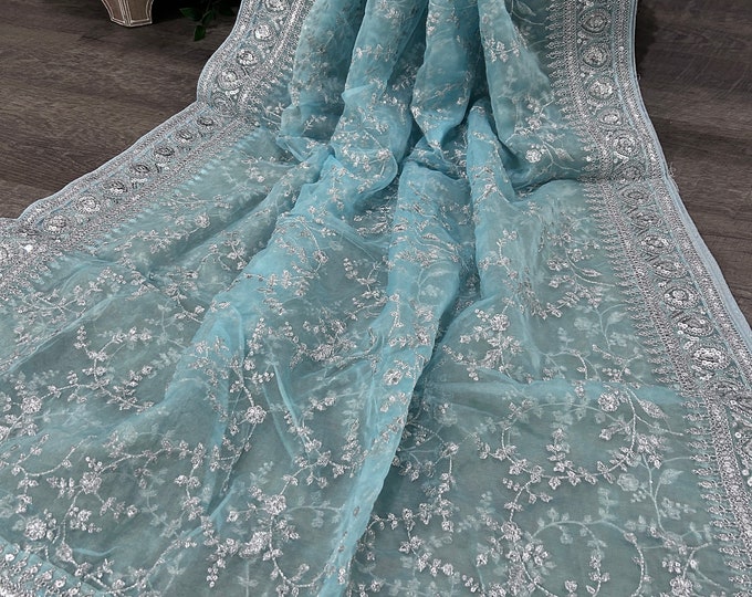 Soft Georgette Handmade scalloped Dupattas