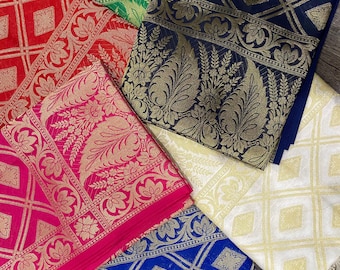Banarsi Dupatta /Art Silk Stole/Wrap/ Free Shipping Eligible