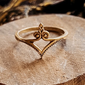 Shira • Boho Ring I Friendship I Present for best friend I Bohemian Rings I Mandalaring I golden ringI Gold I Gemstone Journey Shop