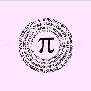 pi 3.14 - pi Tag svg Datei