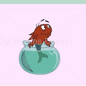 Suessical - Seussical -Dr. Suess - Dr. Seuss - poisson rouge dans un bol - chat dans le chapeau - chapeau - 7 couches - couleur - fichier svg broadway play