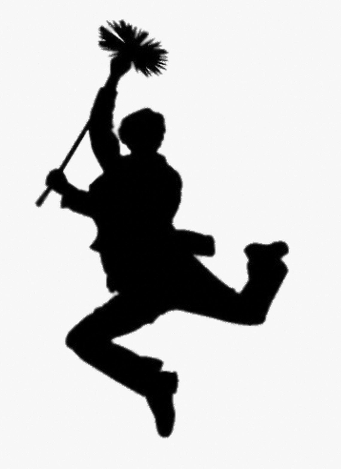 Mary Poppins Bert Chimney Sweep Silhouette broadway play Etsy