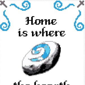 Home Is Where The Hearth Is - Cross Stitch Pattern