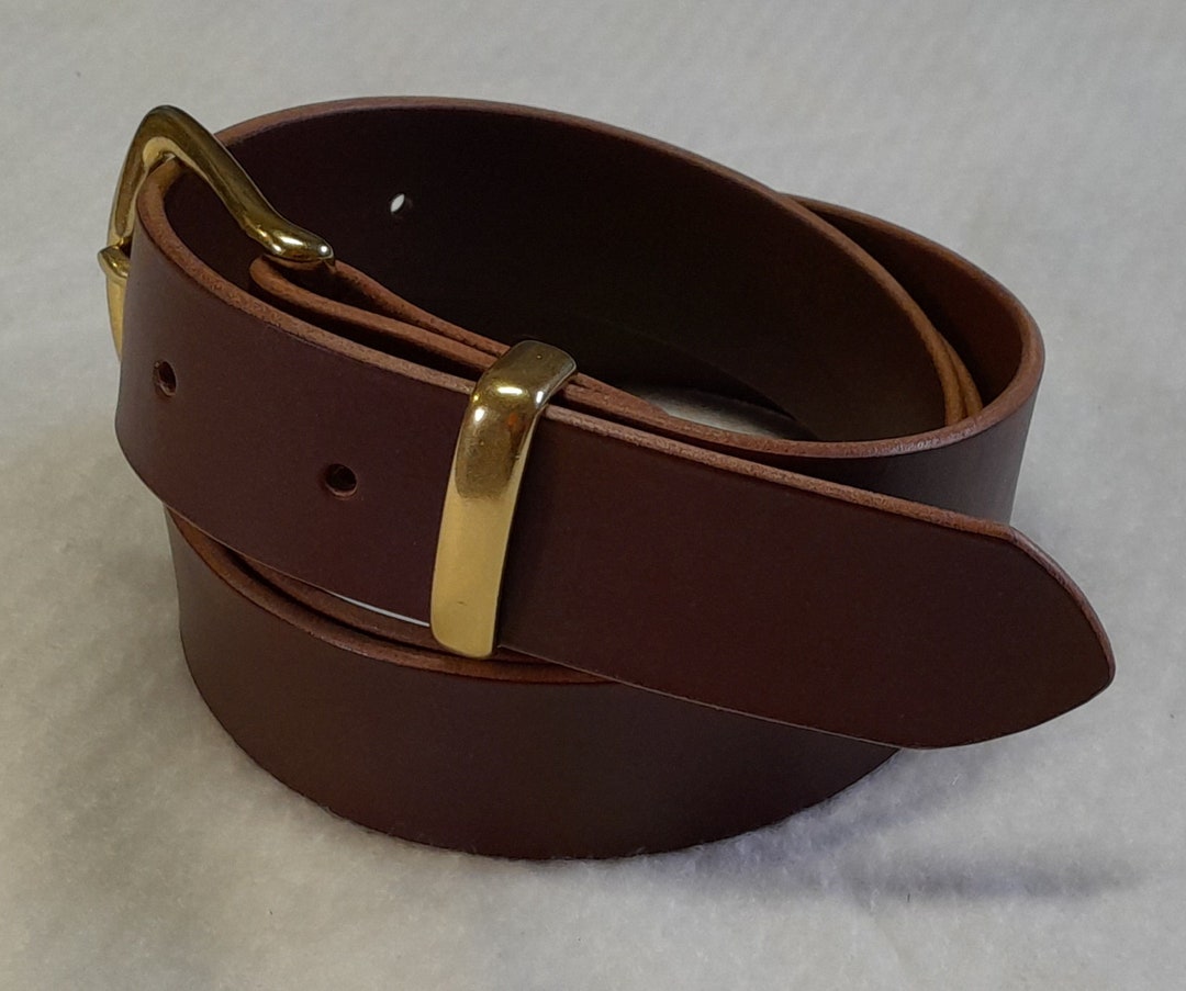 Swagman Leather Australian Made Brown Italian Leather Belt  display picture 1