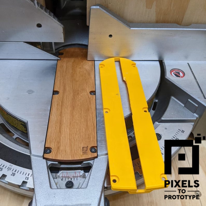 Dewalt DW715 Miter Saw Zero Clearance Insert Design Files Etsy