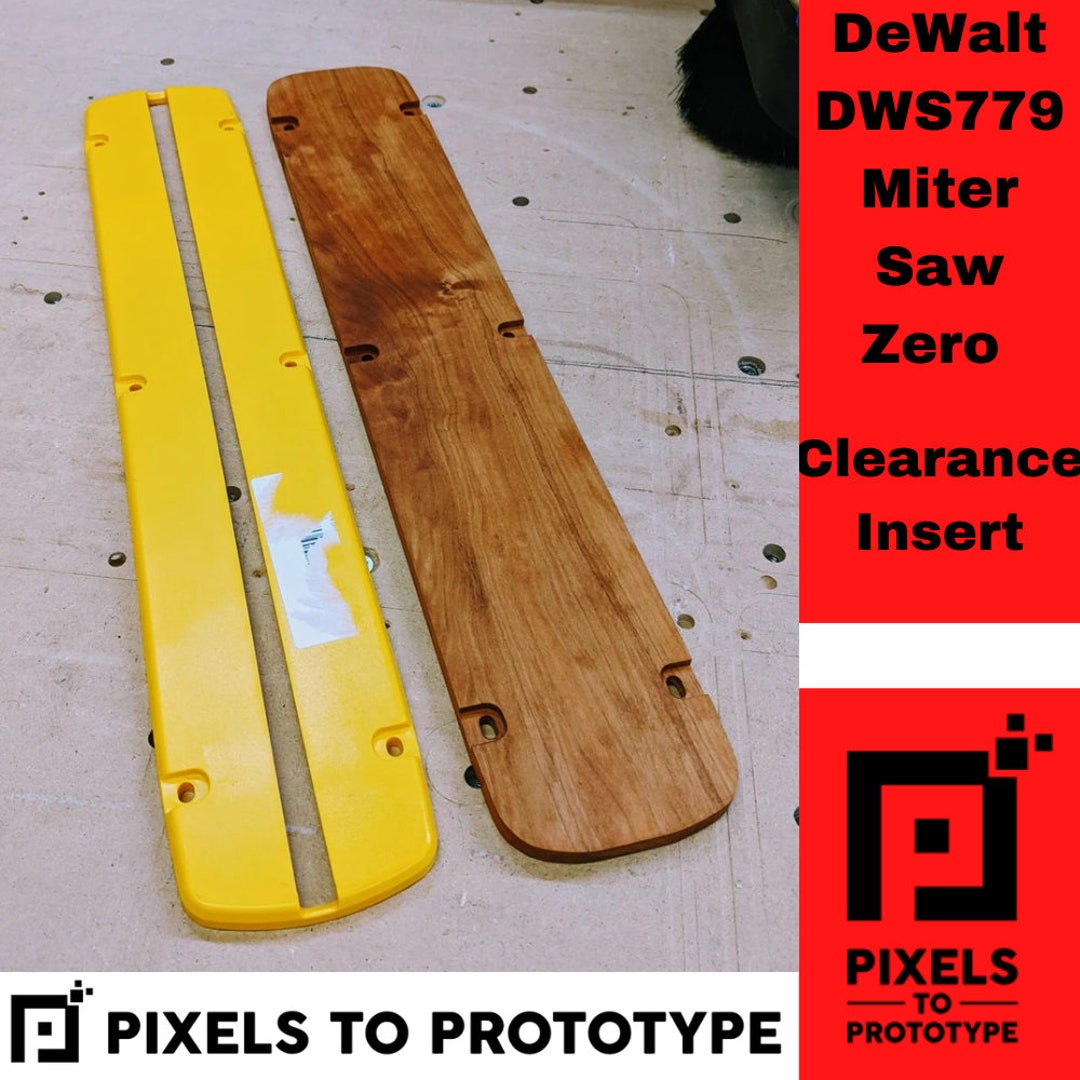 Buy Dewalt DWS779 Miter Saw Zero Clearance Insert Pixels to
