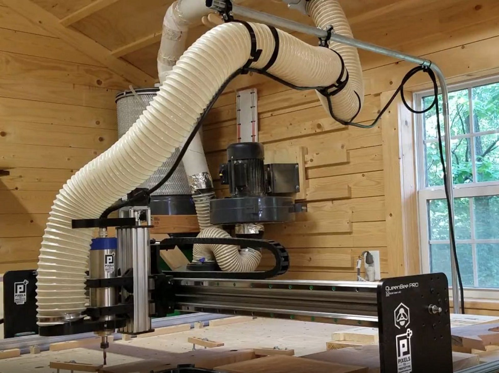 Dust Hose Support Package for 3/4 EMT CNC Pixels to Etsy