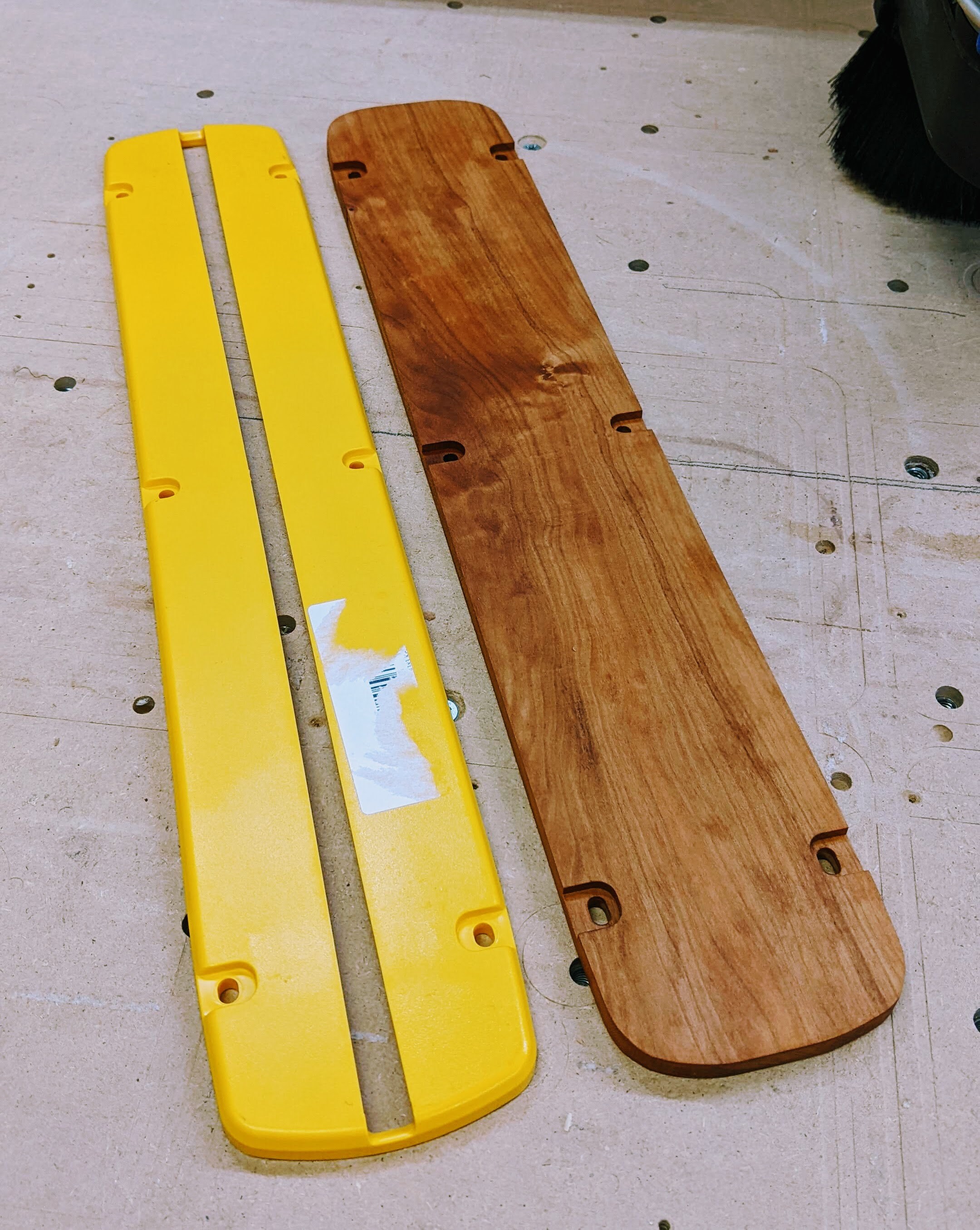 Dewalt DWS779 Miter Saw Zero Clearance Insert Pixels to Prototype