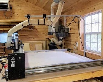 Pakiet podtrzymujący wąż pyłowy do przewodu EMT CNC (3/4", 1" EMT) 4", 2,5", 1,25" Wąż pikseli do prototypowej stopki pyłowej Odpylacz Xcarve