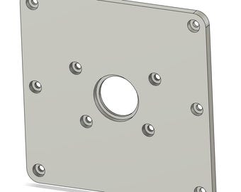 Podstawa akrylowa do frezarki Kobalt KR 124B-03, duża, 6 x 6 cali – od pikseli do prototypu