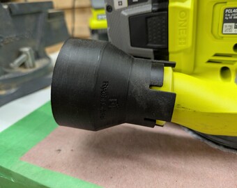 Ryobi PCL406 Orbital Sander Shop Vac Adapter — Dust Hose Adapter for Ryobi 18V ONE+ Sander | PETG