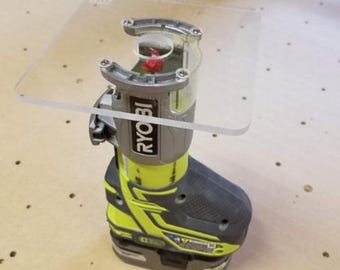 Trim Router Base Plate — 6" × 6" Acrylic | Fits Ryobi, DeWalt, Makita, Bosch & More