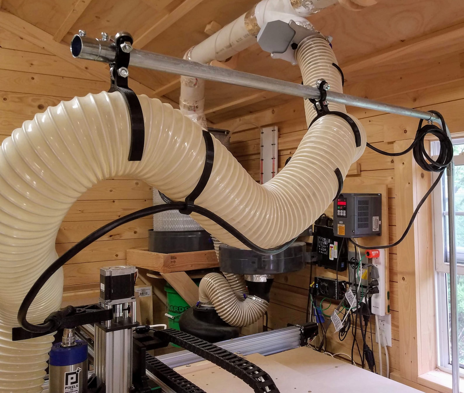 Dust Collector Hose Carriage 2pcs 4 3/4 EMT CNC Etsy