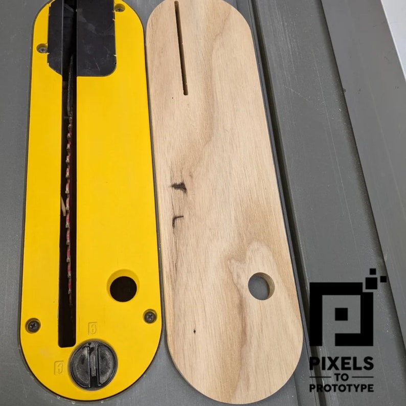 Dewalt Table Saw DWE7491 Zero Clearance Insert Multiple Etsy