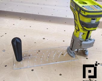 Ryobi P601 Circle Jig – od pikseli do prototypu – Ridgid R2401 R86044