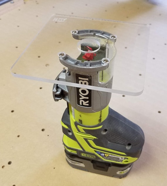 Acrylic Base for Ryobi Router ONE Cordless P601 Trim Router Etsy