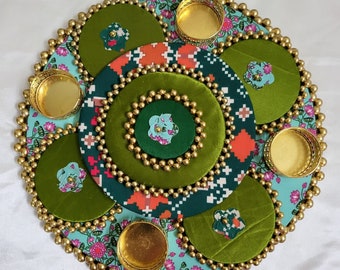 Handmade Rangoli ||Festive Home Decor|| Housewarming favours||, Wedding Gift|| Floral Mats|| Tea Party Decor||Diwali Gift||  rangoli