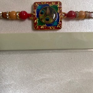 Peacock designe rakhi for bhai
