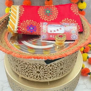 Handcrafted Decorative Pooja Thali// Shagun thali