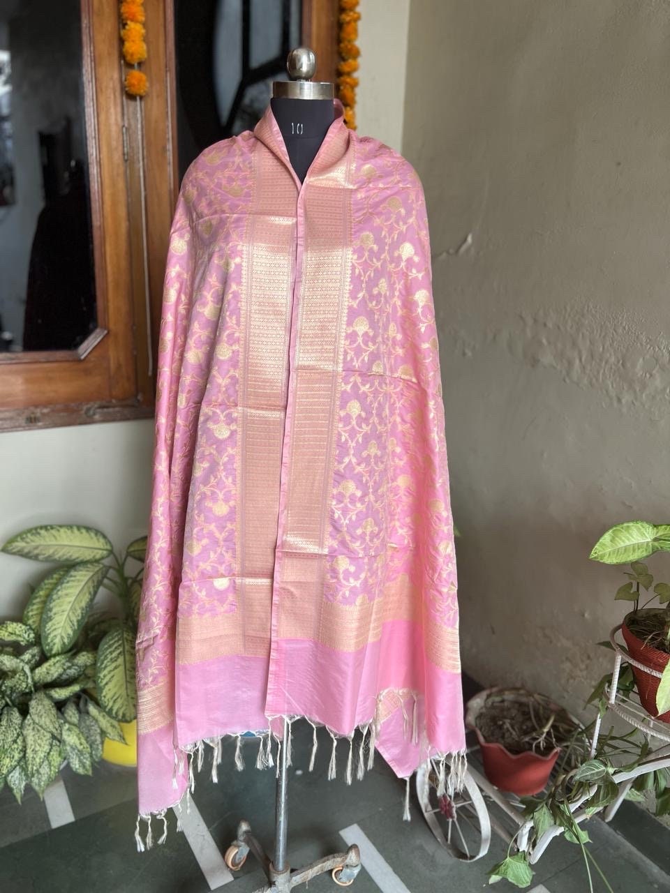 Diya-Pastel Pink Dress with Dupatta
