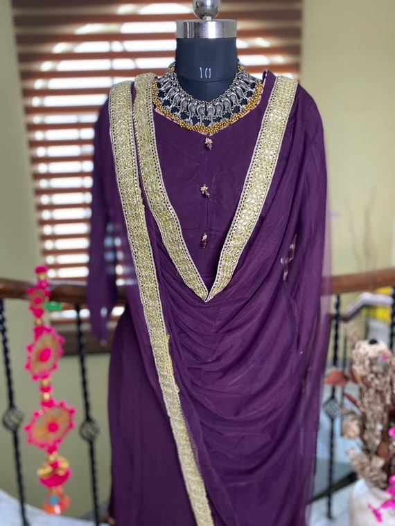 Punjabi Suits Heavy Dupatta | Maharani Designer Boutique