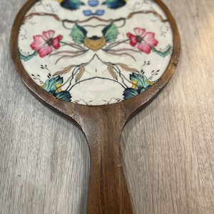 Handcrafted wooden pizza serving platter