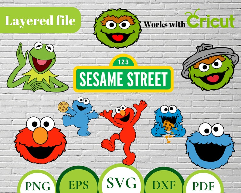 Download Sesame Street Layered Svg Sesame Printable Sesame Street Bundle Sesame Cricut Sesame Birthday Sesame Street Svg Sesame Street Clipart Clip Art Art Collectibles Vadel Com