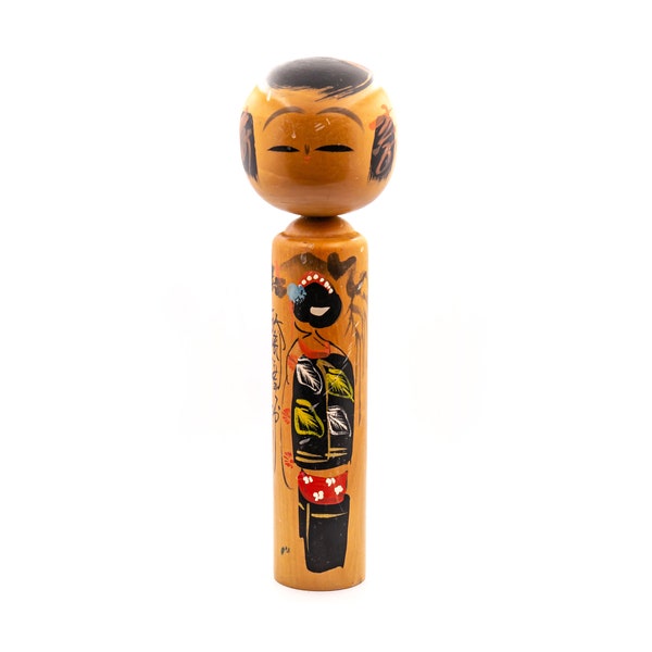 Poupée kokeshi créative I 30cm I vintage japonais des années 1980