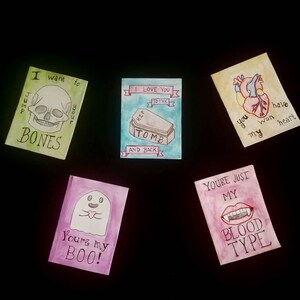 San Valentín espeluznante hecho a mano