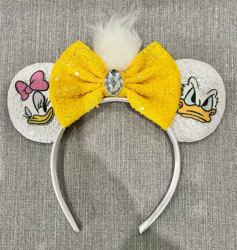 Daisy and Donald Duck Headband Ears Etsy