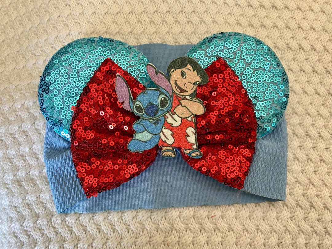 Lilo Stitch Baby Minnie Ears Headband Etsy