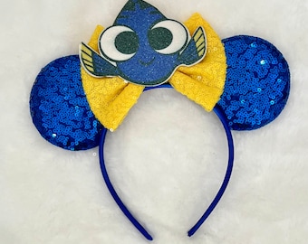 Finding Nemo Dory Minnie Ears Headband