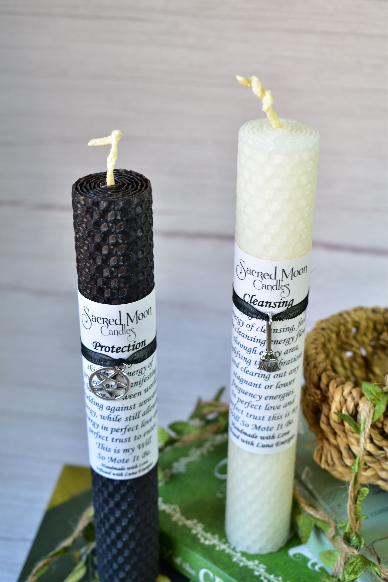 Schutz & Reinigung Ritual Altar Kerzen Zauber Kerze Etsy