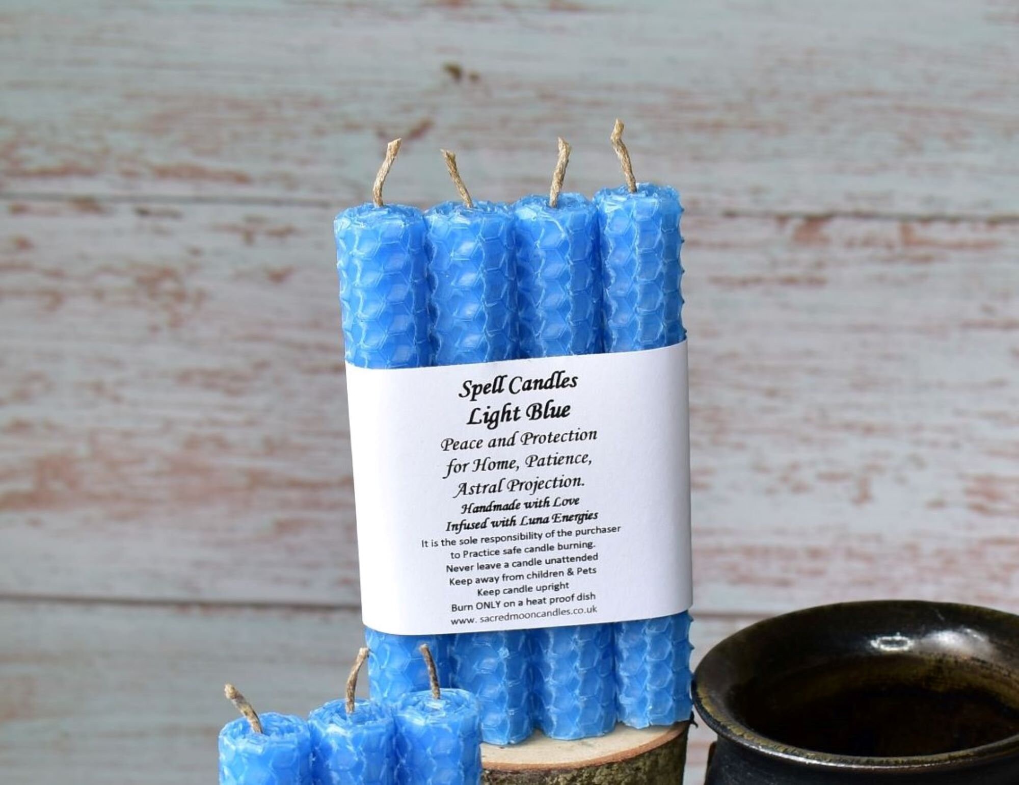 Light Blue Spell Candles Spell Casting Witchcraft Supplies Etsy
