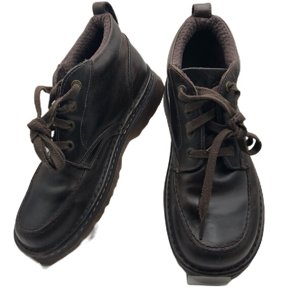 Vintage Dr. Doc Martens Men's Brown Leather Ankle… - image 2