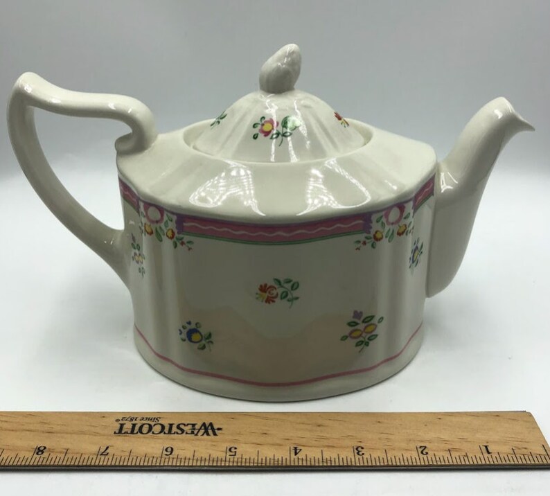 Laura Ashley Teapot and Lid alice Style Pink Etsy