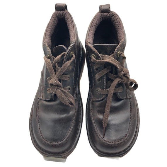 Vintage Dr. Doc Martens Men's Brown Leather Ankle… - image 10