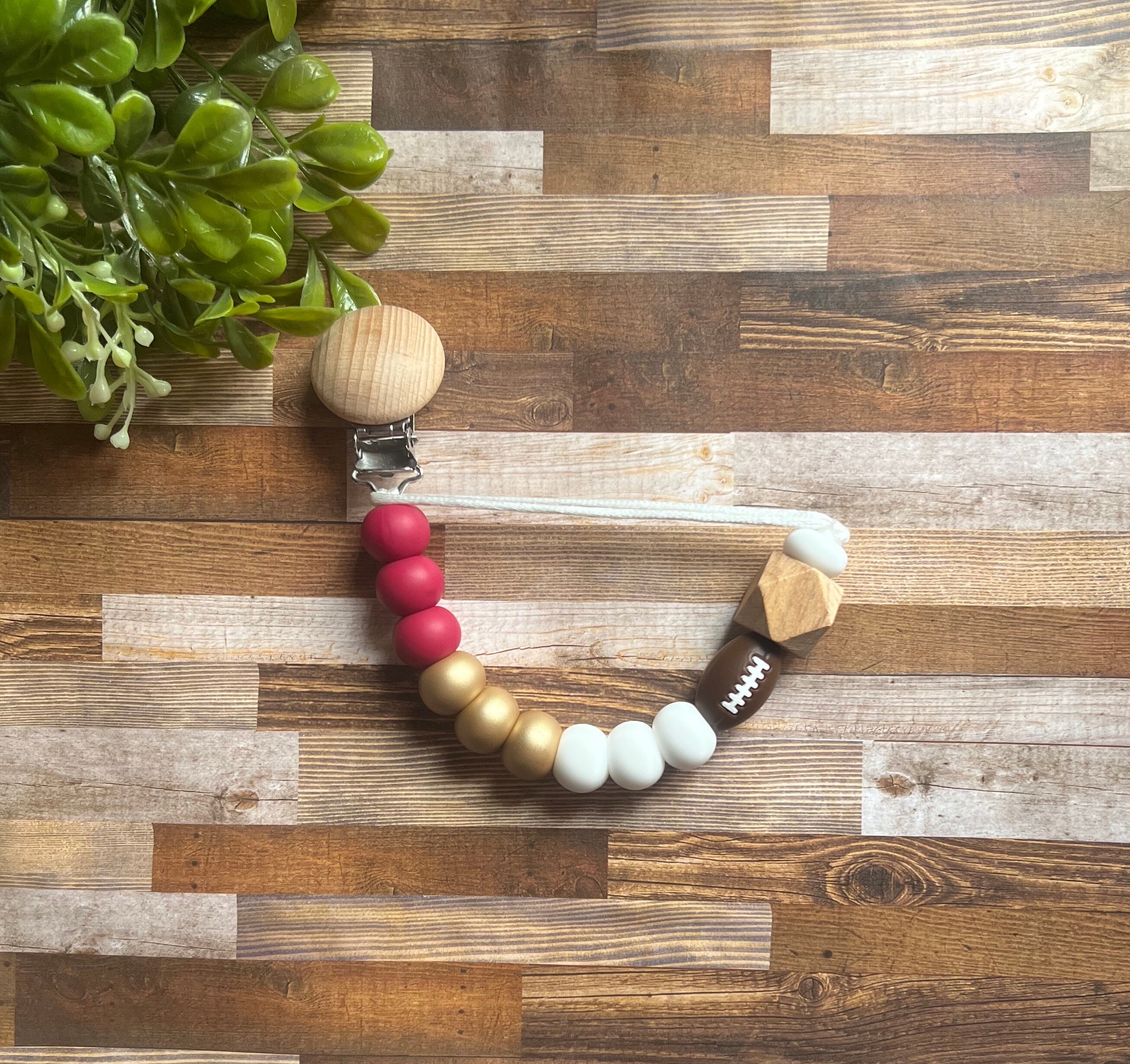 San Francisco 49ers Toy Collection - Pacifier Clip - Rattle - Go Niners ...