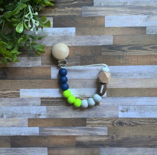Seahawks Pacifiers Seattle Seahawks Toy Collection - Baby Seahawks Toy Rattle, Pacifier ...