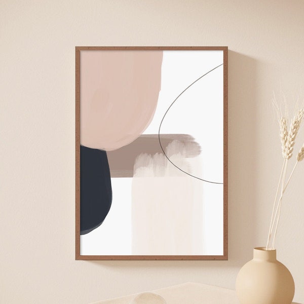 Abstract Painting, Modern Art, Neutral Print, Contemporary Print,Abstract Print,Abstract Wall Art,Beige Abstract Wall Art,Scandinavian Print