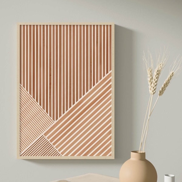 Geometric Wall Art Etsy