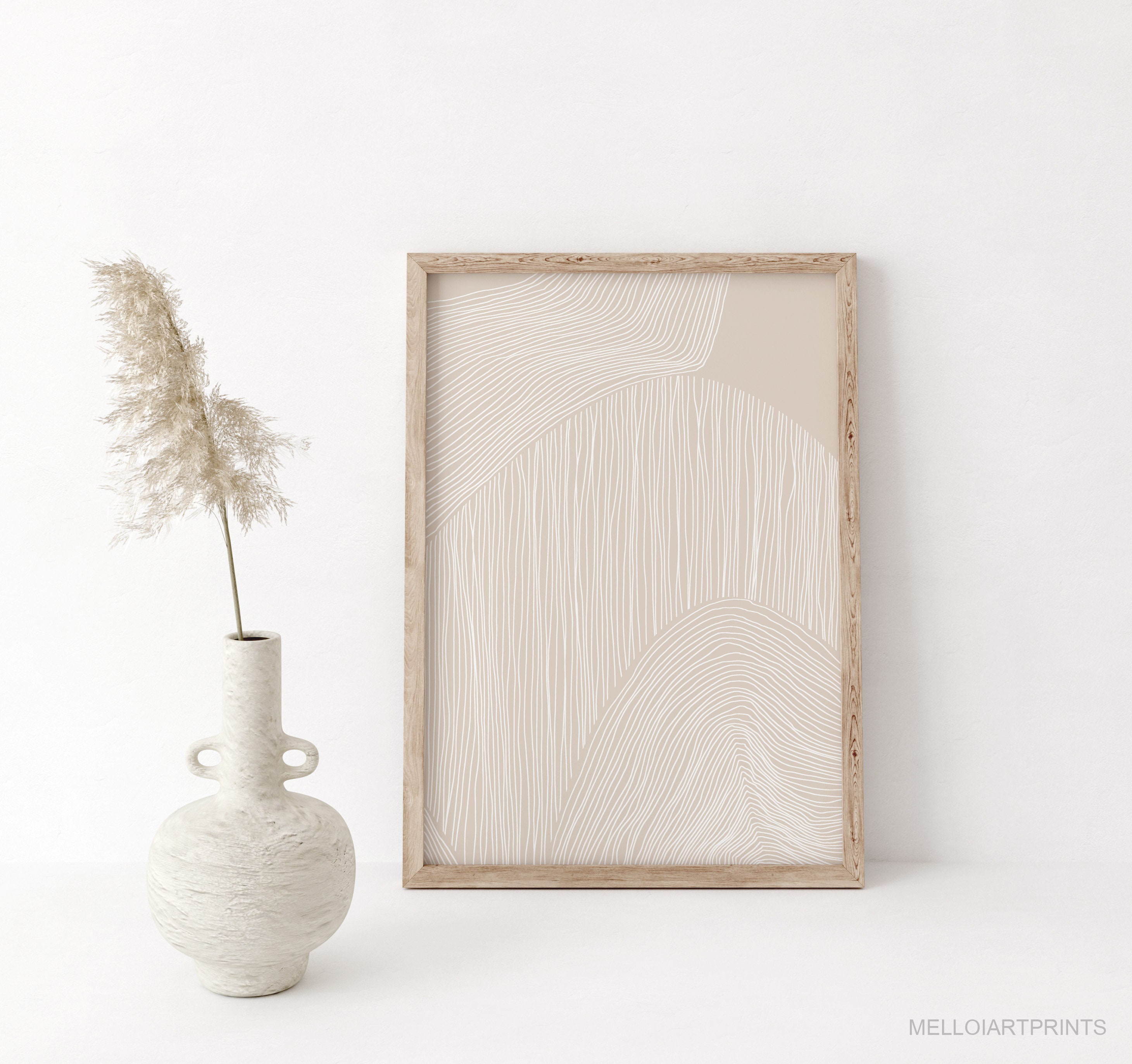 Beige Wall Decor Digital Print Neutral Wall Art Boho Decor Etsy UK